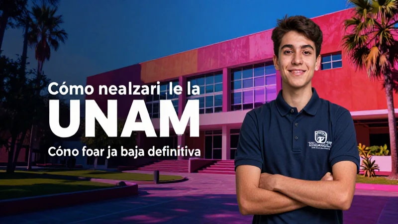 Baja definitiva de la UNAM