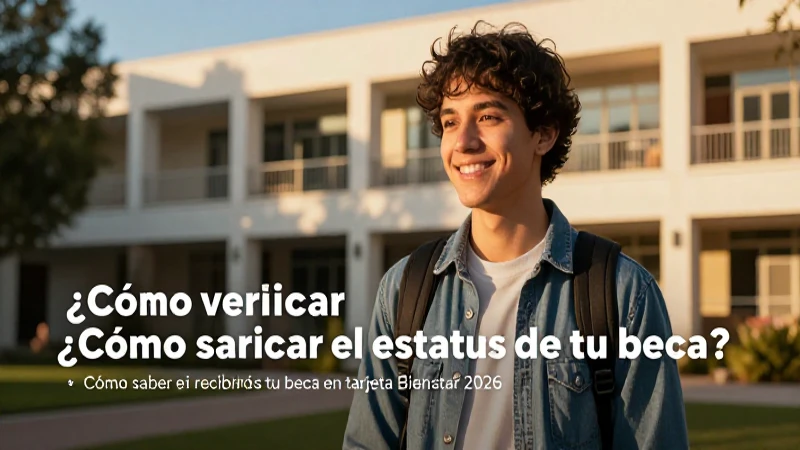 Verifica el estado de tu beca para Bienestar 2026
