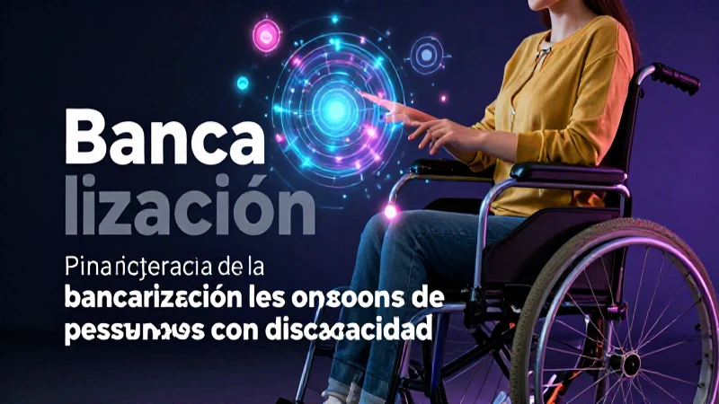 Bancarización clave para el bienestar de personas con discapacidad
