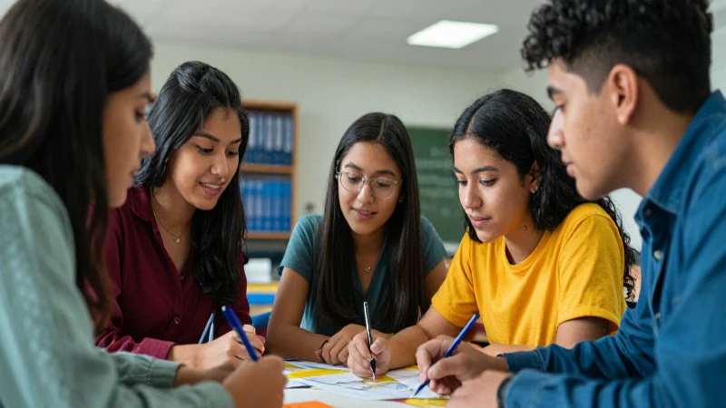 Estudiantes mexicanos colaboran en un proyecto optimista