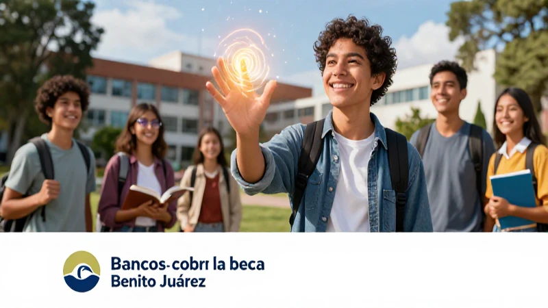 Abrir cuenta para recibir la beca Benito Juárez
