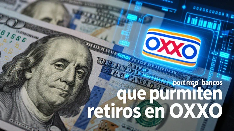 Bancos con retiros en OXXO