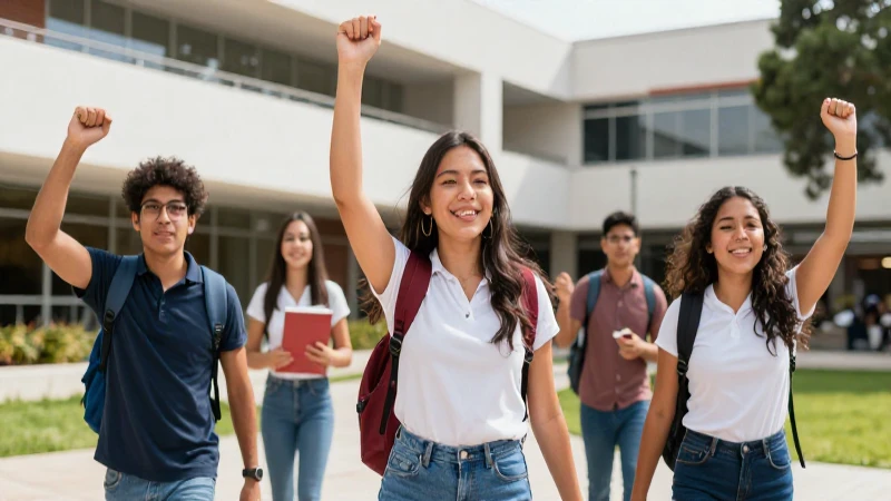 Estudiantes mexicanos triunfan en un campus moderno