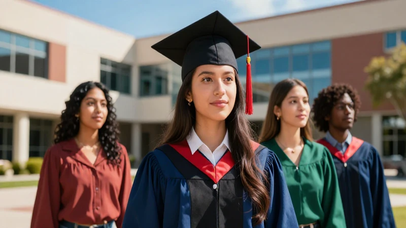 Estudiante mexicano mira hacia el futuro en campus moderno