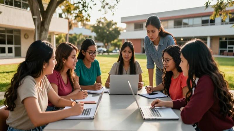Estudiantes mexicanos colaboran en campus moderno