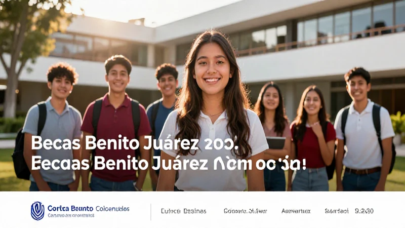 Oportunidades educativas con Becas Benito Juárez 2026