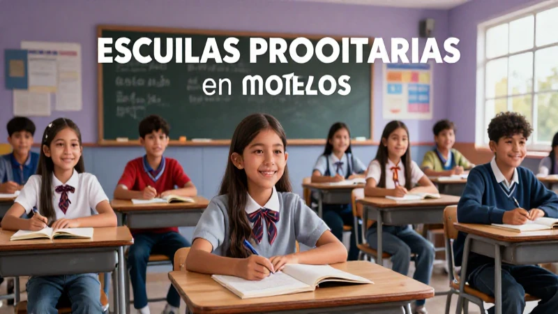 Escuelas prioritarias en Morelos con becas Benito Juárez
