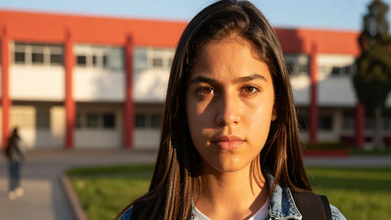 Retrato mexicano decidido en campus