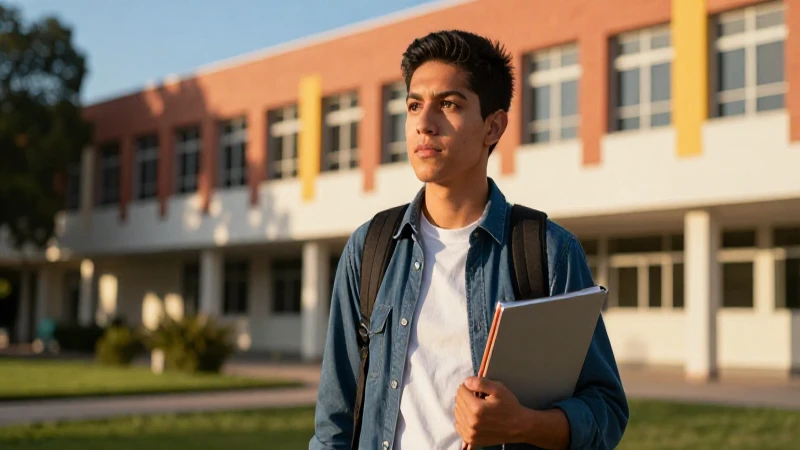 Estudiante mexicano logra éxito académico con iluminación cálida