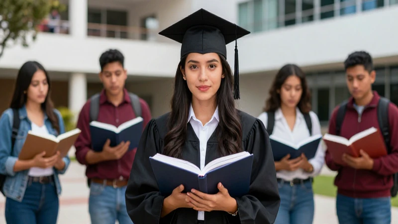 Estudiantes mexicanos triunfadores en vibrante campus