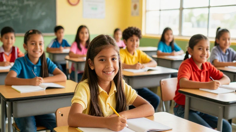 Estudiantes mexicanos celebrando su éxito académico