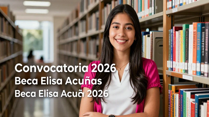Beca Elisa Acuña 2026: Convocatoria e información clave