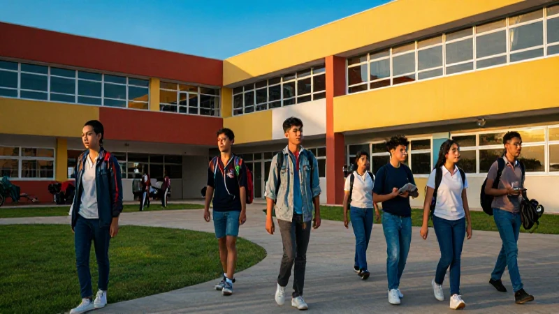 Estudiantes mexicanos en campus con fotografía profesional
