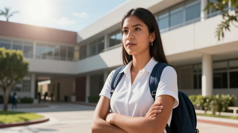 Estudiante mexicano con determinación y oportunidades académicas