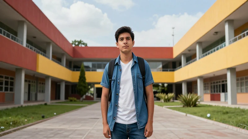 Estudiante mexicano y progreso en la universidad