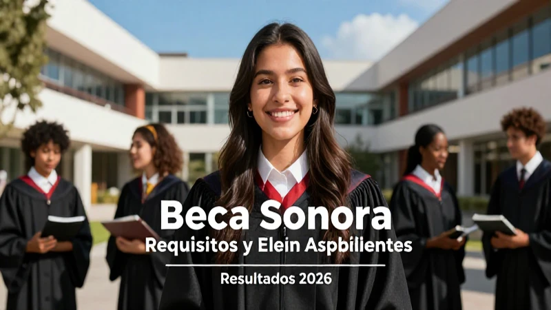 Beca Sonora: requisitos y beneficios 2026
