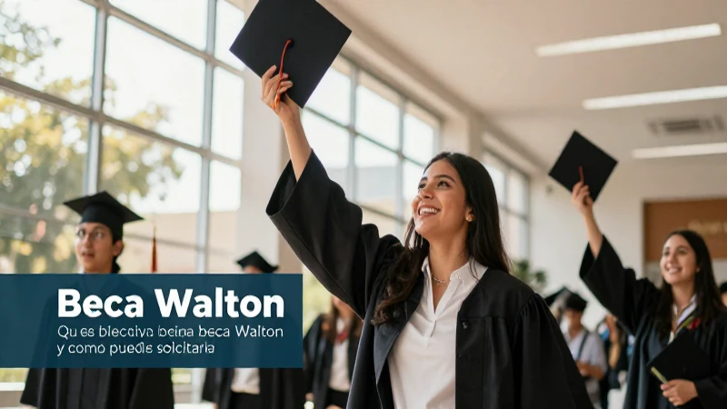 Guía para aplicar a la Beca Walton