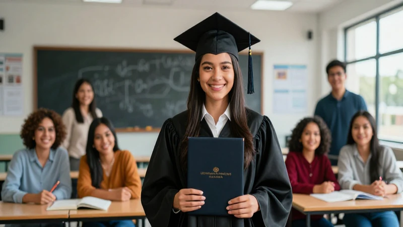 Estudiante mexicano celebra con orgullo su éxito
