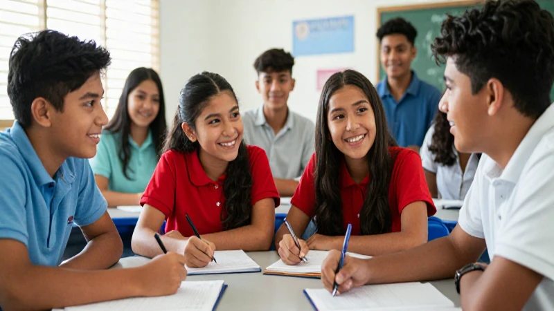 Estudiantes mexicanos estudian con inspiración y energía