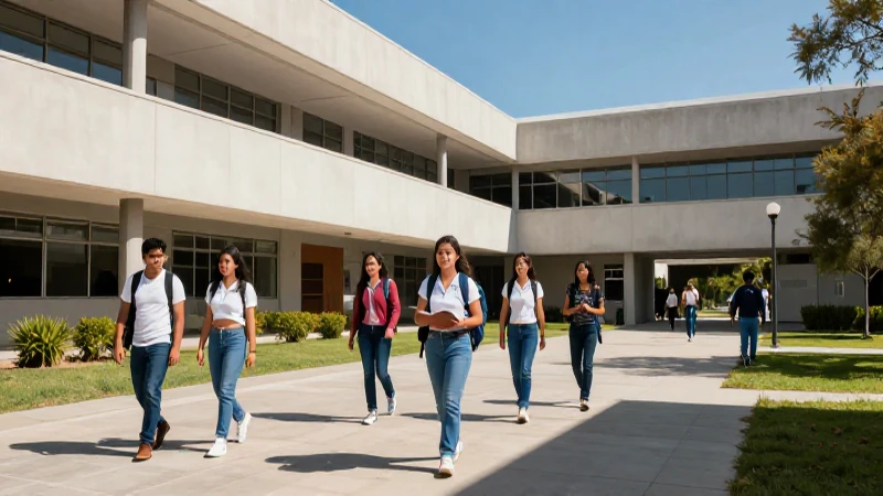 Estudiantes mexicanos logran éxito en campus vibrante