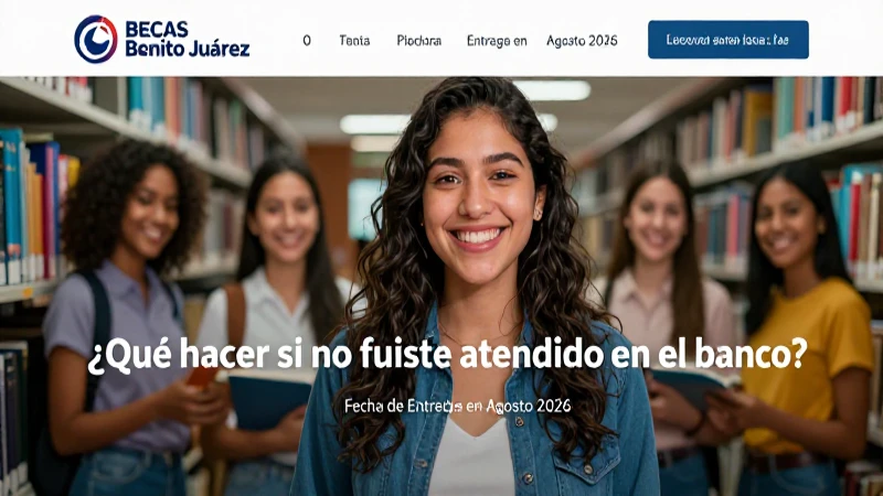 Retrato atractivo sobre becas Benito Juárez