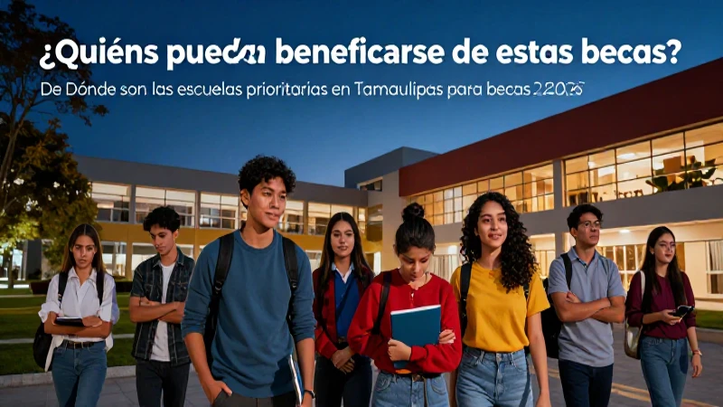 Dónde son las escuelas prioritarias en Tamaulipas para becas 2026 50 Beneficiarios y escuelas priorizadas en Tamaulipas