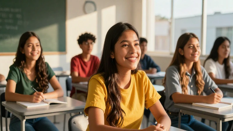 Estudiante mexicano exitoso bajo luz dorada