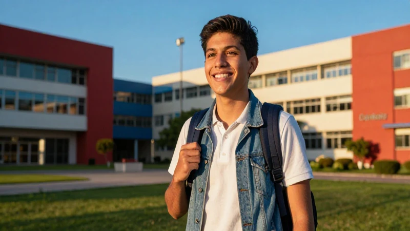 Joven mexicano sonríe ante grandes oportunidades académicas