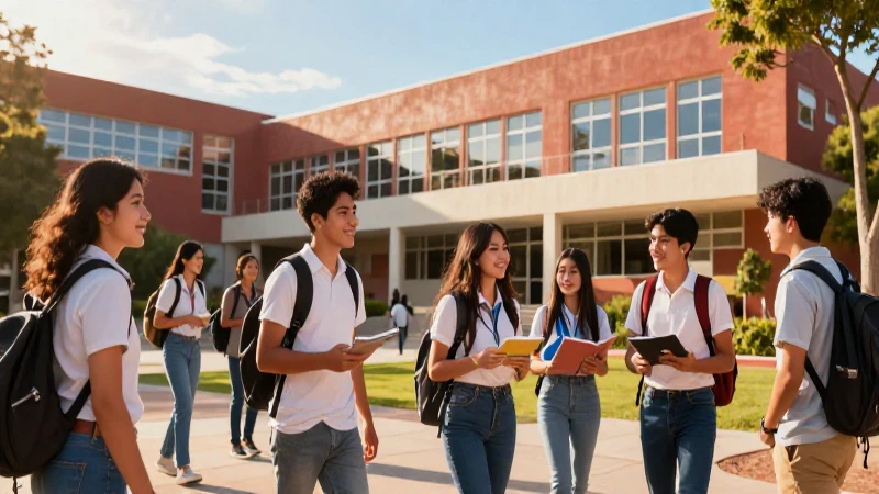 Estudiantes mexicanos triunfan en campus universitario vibrante