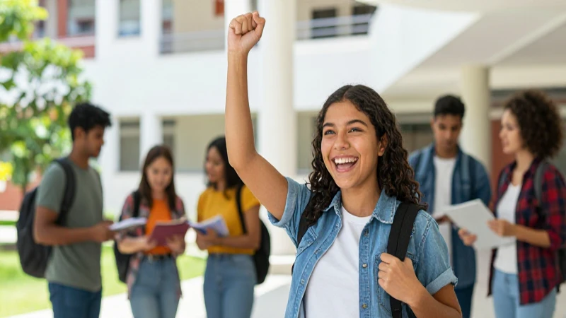Joven mexicano celebra logro en universidad moderna