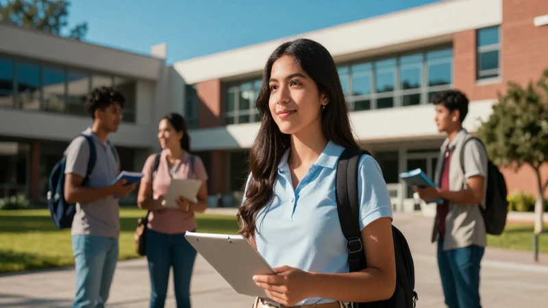 Joven estudiante mexicano triunfa en campus moderno