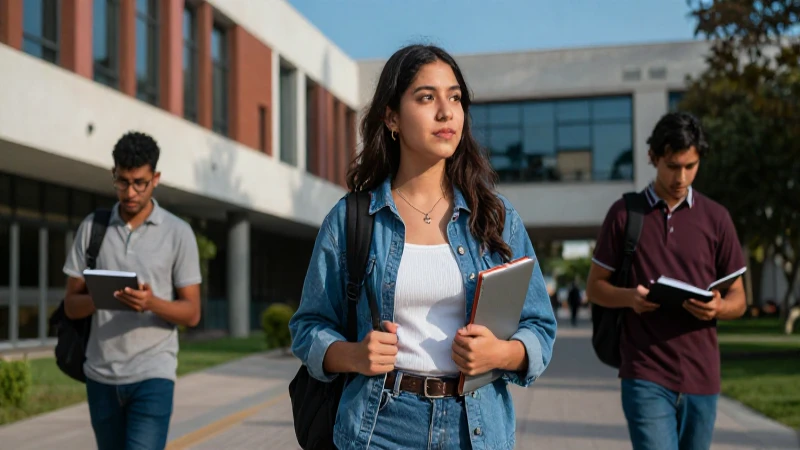 Estudiante mexicano en momento de gran oportunidad