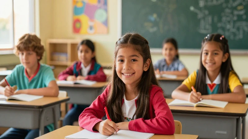 Estudiantes mexicanos exitosos en clase