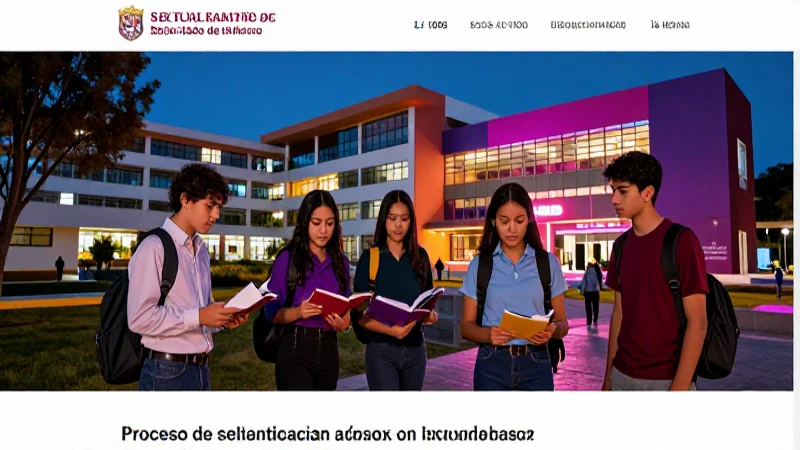 Solicitud de becas educativas en México