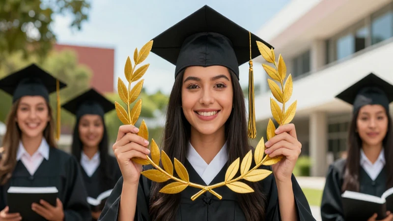 Joven estudiante mexicano triunfa en campus moderno y vibrante