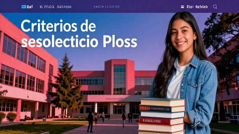 Criterios de selección y éxito académico