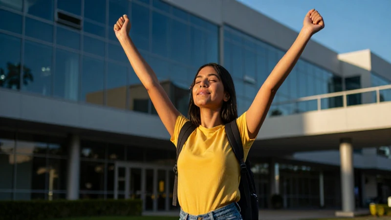 Estudiante mexicano triunfa en campus moderno