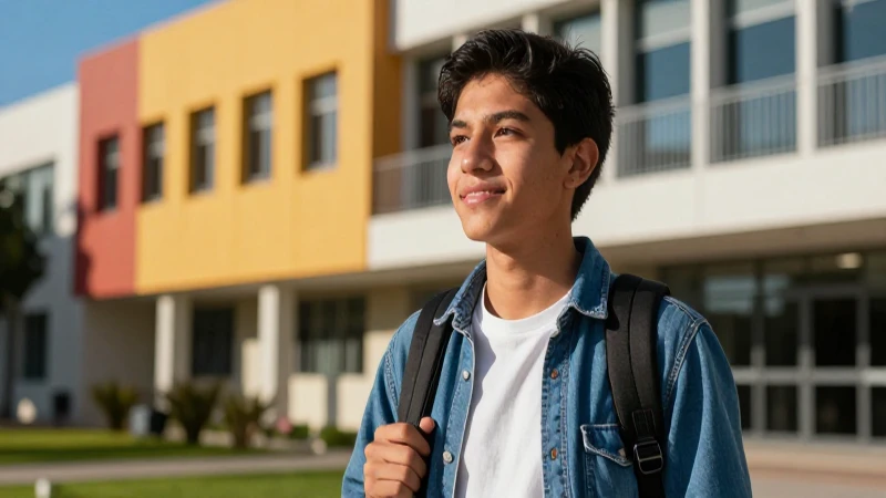 Estudiante mexicano triunfa en campus moderno