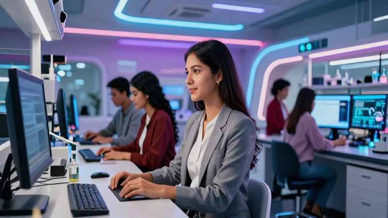 Estudiante mexicano triunfa en laboratorio moderno