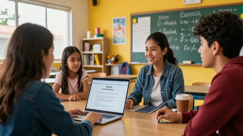 Solicitud de becas educativas para familias