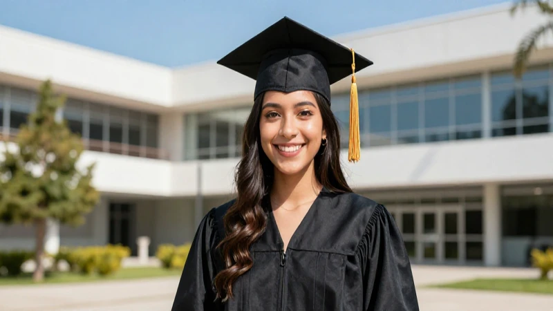 Estudiante mexicano celebra su éxito académico
