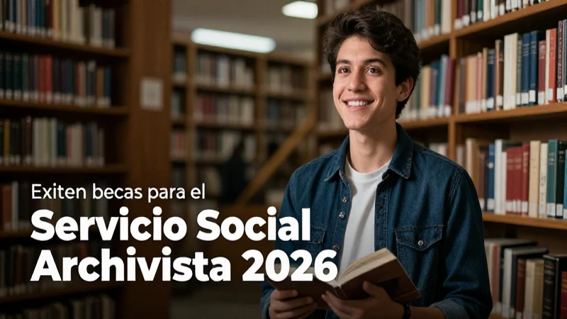 Hay becas de archivista para el Servicio Social 2026