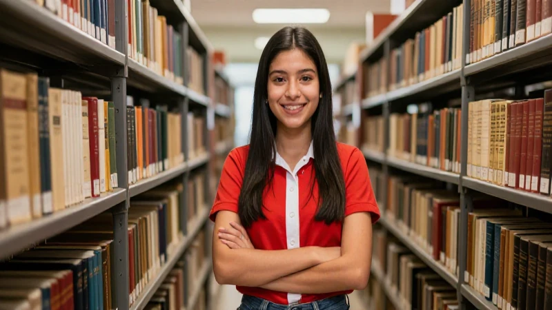 Joven estudiante logra éxito académico