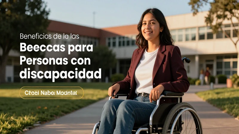 Becas para personas con discapacidad promueven el éxito académico