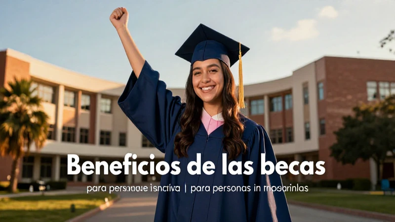 Banner visual atractivo sobre becas no activas