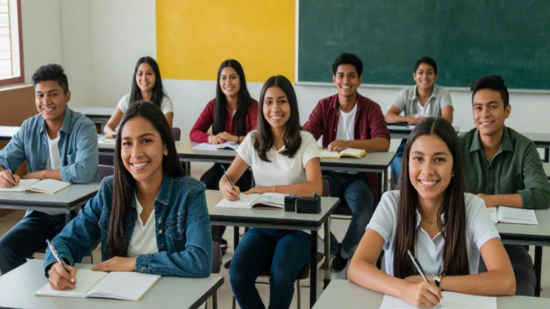 Qué tipos de becas existen para combatir el abandono escolar 2 Estudiantes mexicanos alegres celebrando el éxito