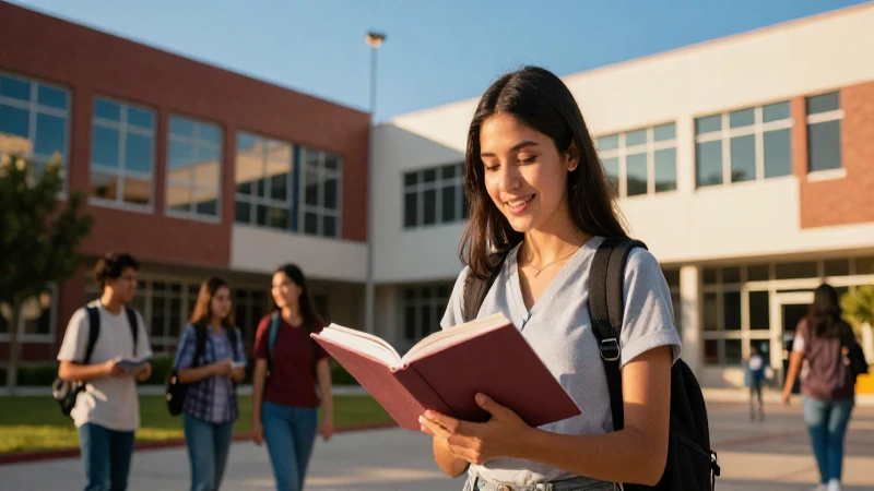 Qué tipos de becas existen para combatir el abandono escolar 5 Estudiante alegre en campus moderno