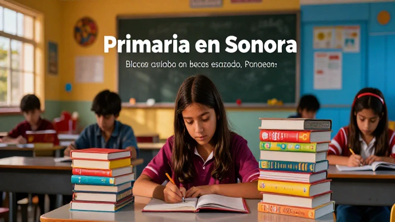 Becas para primaria en Sonora