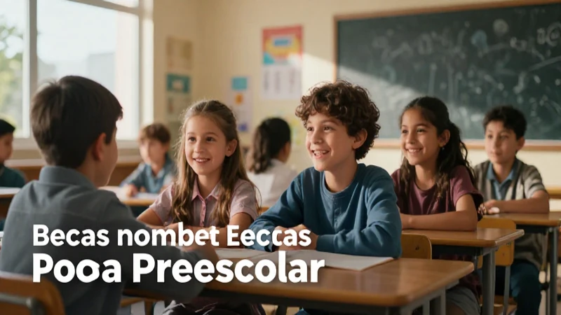 Infórmate sobre becas preescolares en el Estado de México