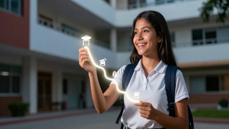 Joven estudiante mexicano simboliza éxito académico
